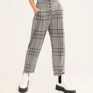 Free People High Rise Cropped Pants